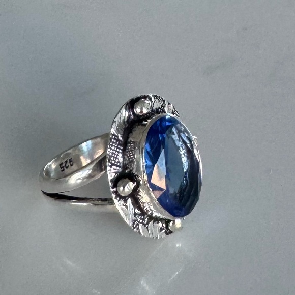 NWOT Sundance Undersea Garden Ring, Blue Tanzanite, Sterling Silver - Picture 2 of 7